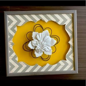Hobby Lobby Chevron framed decor